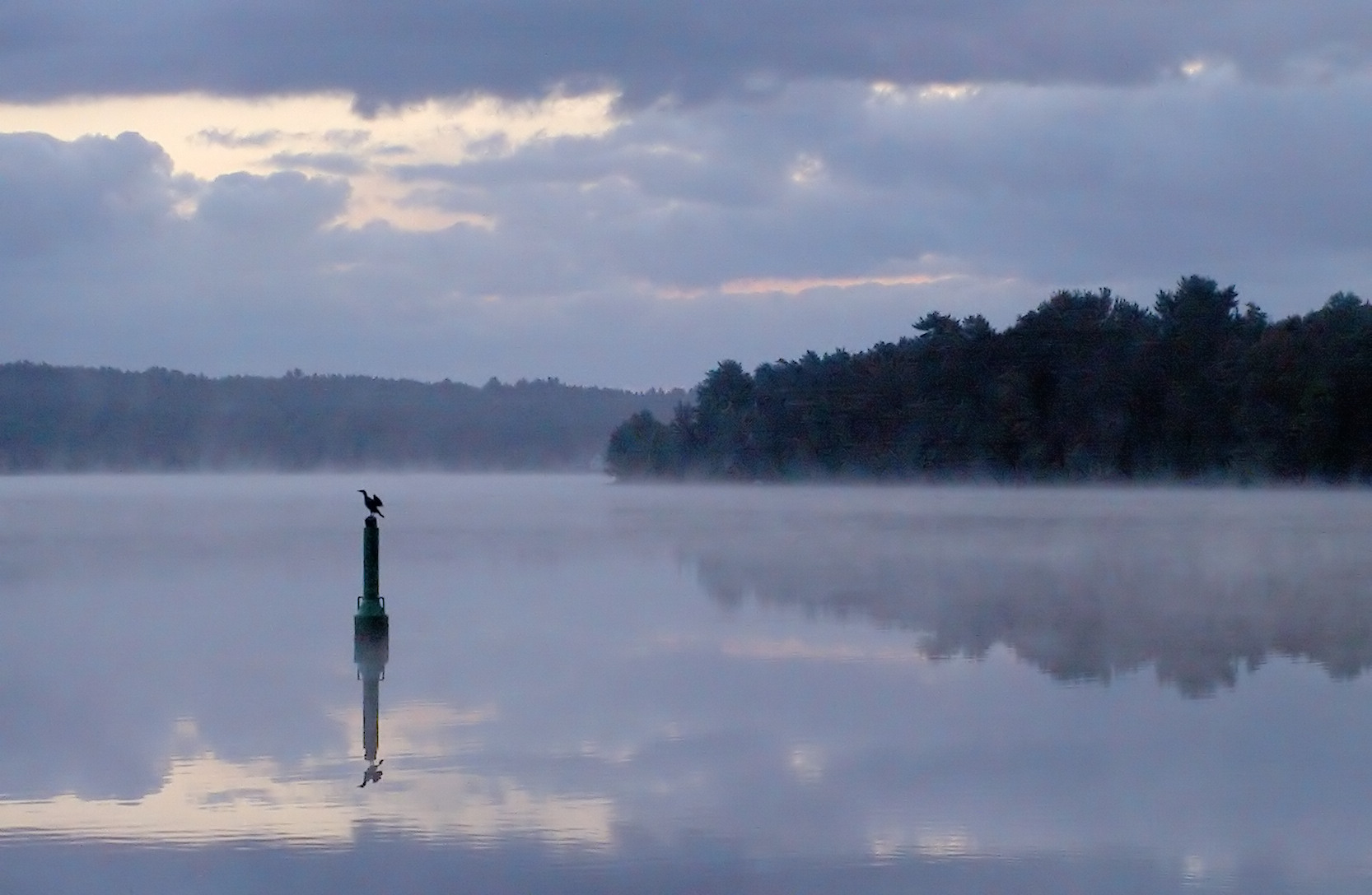 Morning Calm, LaHave River (photograph copyright 2010 Arthur D. Marshall)
